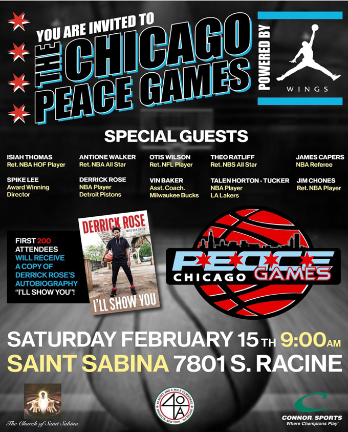 Saint Sabina All Star Weekend - Peace Basketball Game