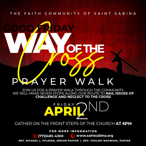 Good Friday - Way of the Cross Prayer Walk
