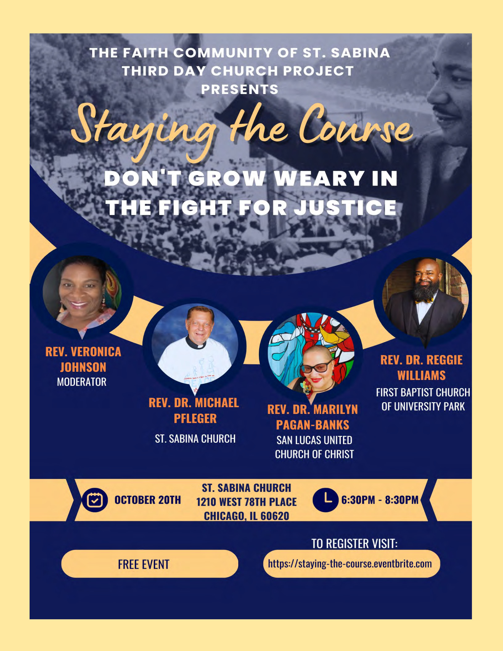 Third Day Church - Staying the Course - Don't Grow Weary in the Fight for Justice - Free - Register 