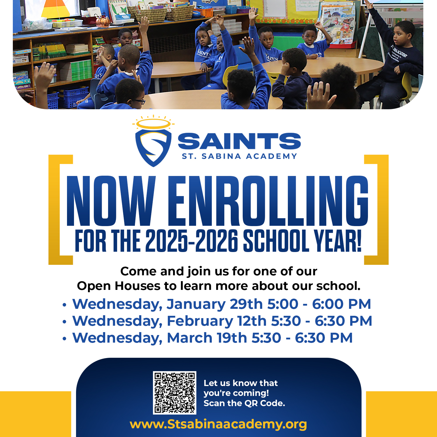 St. Sabina Academy - Now Enrolling