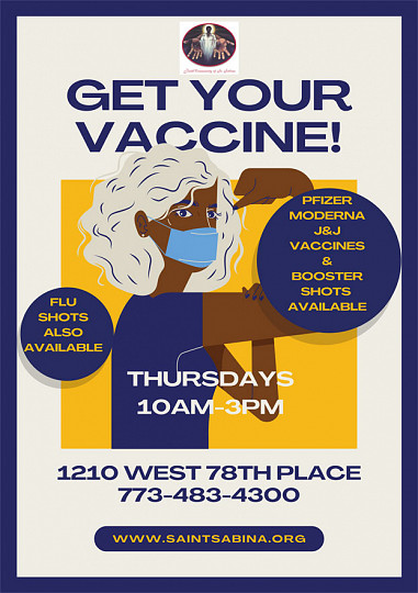 Free COVID Vaccines, Boosters and Flu Shots plus free testing in Auburn Gresham