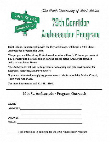 79th Corridor Ambassador Program